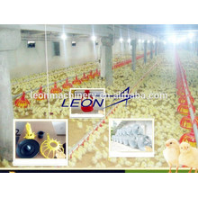 Automatic poultry feeding system for broiler chicken house